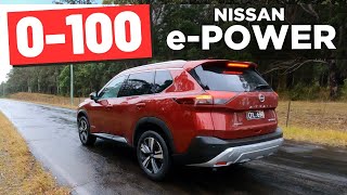 2023 NISSAN XTrail ePOWER hybrid review 0100 amp engine sound [upl. by Anayek556]