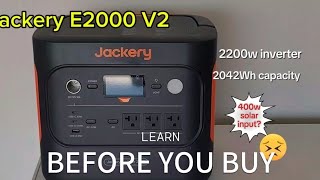 New Jackery product E2000 V2 a1solarstore solargenerator [upl. by Yatnuahs44]