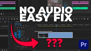 The FIX For No Audio or Video Coming to Timeline  Premiere Pro CC 2021 [upl. by Adnorahs]