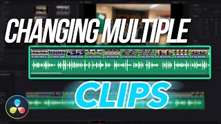 EDIT FASTER  Changing Multiple Clips at Once with the TRIM TOOL  Davinci Resolve 16 Quick Tip [upl. by Nidroj551]