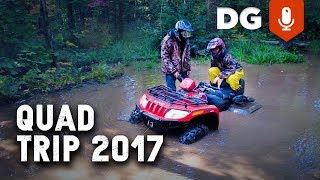 SUZUKI VINSON vs KINGQUAD ATV amp Fishing Trip 2017 [upl. by Reiche]