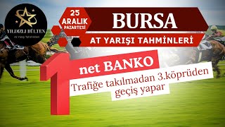 25 Aralık 2023 Pazartesi Bursa At Yarışı Tahminleri [upl. by Alysia]