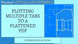 Plot an AutoCAD Drawing to PDF [upl. by Ailemak]