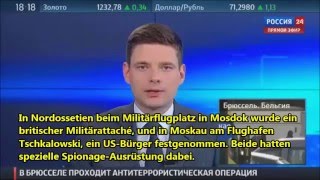 Kalter Krieg geht weiter  in Russland sind britische und USSpione gefasst [upl. by Dnalkrik546]