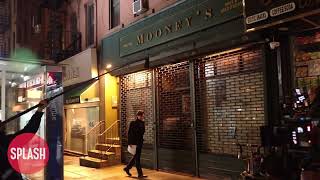 Penn Badgley Filming At The Original Bookstore For quotYouquot In New York City  28 Mar 2024 [upl. by Anihsat]