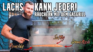 Lachs rauchig grillen auf dem Gasgrill Einfach schnell amp Lecker Grill Rezept [upl. by Latsryc]