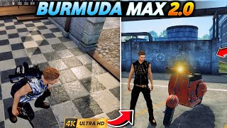 New Map Bermuda Max 20 Play 😲 Ultra 4K Graphics  Free Fire Max 20 [upl. by Yardna]