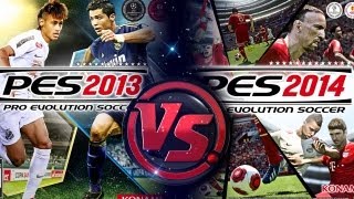 TTB PES 2014 Vs PES 2013  Full Gameplay Comparison  Latest Build [upl. by Notrem]