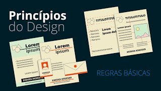 PRINCÍPIOS DO DESIGN  OS 4 ELEMENTOS [upl. by Une858]