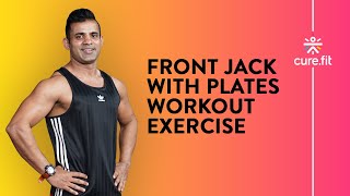 Front Jack With Plates by Cult Fit  Front Jack Variations  Home Workout  Cult Fit  CureFit [upl. by Mathi]