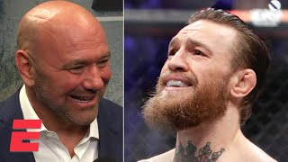 Dana White Conor McGregor destroyed Donald Cowboy Cerrone in TKO win  UFC 246  ESPN MMA [upl. by Hyacinth109]