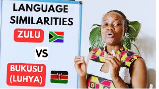 Learn SIMILAR WORDS in Zulu language of South Africa and Bukusu Luhya of Kenya [upl. by Yssep938]