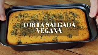 TORTA SALGADA VEGANA SUPER FÁCIL [upl. by Gaylene]