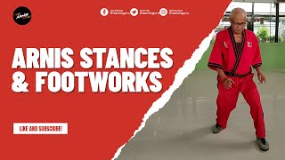 Arnis Stances amp Footworks with GM Rodel Dagooc  The Arnis Guru [upl. by Aelsel]