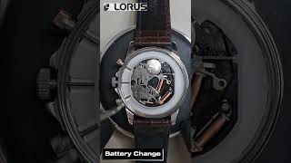 Lorus Watch Battery Change [upl. by Kirkpatrick55]