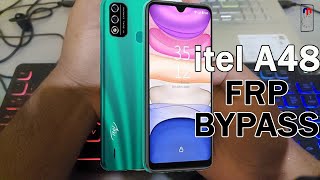 itel  A48 L606 FRP BYPASS EASY [upl. by Nollad]