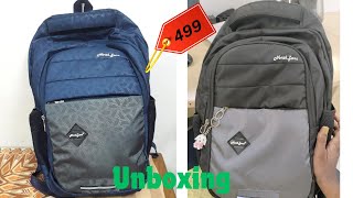 Best Travel Laptop amp School bag Under 500⚡Unboxing [upl. by Lyrradal]