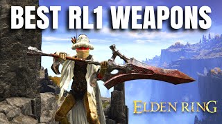 Top 10 Weapons For Level 1 Runs Elden Ring Patch 110 [upl. by Arman]