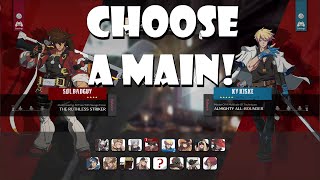 Guilty Gear Strive  How to choose your main character [upl. by Appolonia854]