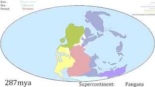 Continental Drift 33 Billion Years [upl. by Lynna802]