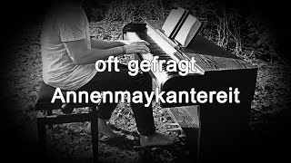 annenmaykantereit oft gefragt piano tutorial [upl. by Adlihtam]