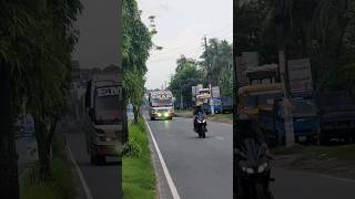 Emad paribahan Bolit Shep Mitsubishi Fuso non ac bus viralvideo [upl. by Laban839]