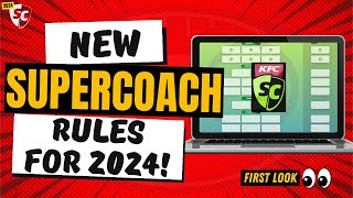 8 BYES in 2024 New rules EXPLAINED 2024 AFL Supercoach [upl. by Allecsirp]