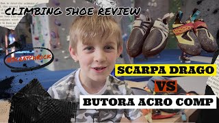 Climbing Shoe Comparison Scarpa Drago vs Butora Arco Comp [upl. by Rosemari635]