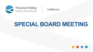 TVDSB Special Board Meeting December 17 2024 [upl. by Fenny]