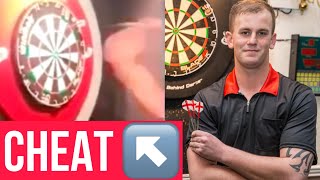 Darts CHEAT Throws From TOO CLOSE Wins THOUSANDS [upl. by Erhard233]