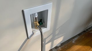 How to install the EFIELD Pex PreAssembled Ice Maker Outlet Box [upl. by Feriga452]