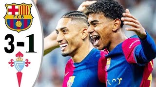 Barcelona vs Celta Vigo 3 1 All Goals amp Highlight [upl. by Bank]