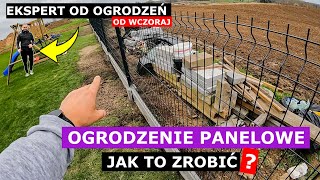 Ogrodzenie Panelowe 3D Jak postawić ogrodzenie Na co uważać [upl. by Ettelrats]