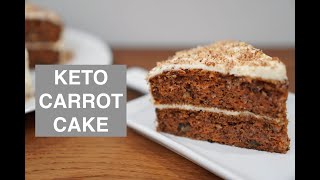 KETO EASTER CARROT CAKE Moist Warm Spices Cream Cheese Frosting [upl. by Debbee]