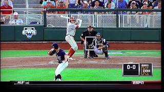 Longhorn Baseball vs UC Irvine in CWS June18 2014 [upl. by Eirovi]