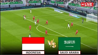 🔴Langsung Indonesia vs Arab Saudi I Pertandingan Kualifikasi Piala Dunia FIFA 2026 eFootball Pes 21 [upl. by Nawoj530]