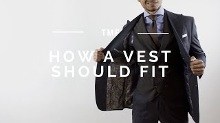 How a Vest  Waistcoat Should Properly Fit [upl. by Eirrehs]