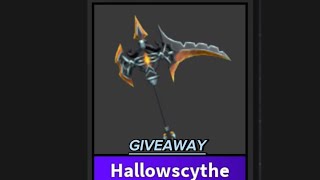 Hallowscythe giveaway in mm2 mm2giveaway [upl. by Hemphill668]