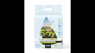 Noba Soy  Plant based cat litter [upl. by Sucy]