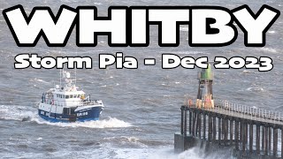 Galwad Y Mor Bridgewater Fishing Boat Arrives At Whitby For Parkol Refit  Storm Pia Dec 2023 [upl. by Secor]