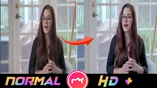 MEITU HD quality tutorial  MEITU 4K quality tutorial  convert normal video into HD quality [upl. by Grimes]