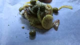 Recette du poulet au citron confit en papillote [upl. by Rona]