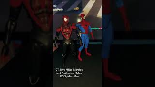 Ct Toys Miles Morales and Mafex SpiderMan 185 [upl. by Vergil576]