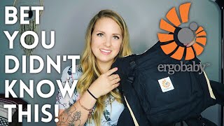 ERGOBABY CARRIER TIPS amp TRICKS  BET YOU DIDNT KNOW THIS [upl. by Ecyor]