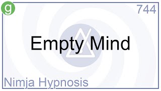 Empty Mind  Hypnosis [upl. by Faxon940]