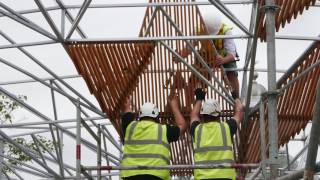 Serpentine Pavilion 2017  Construction Montage [upl. by Hennahane]