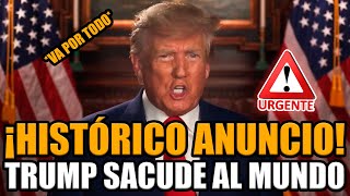 🚨MEGA ANUNCIO DE TRUMP QUE CAMBIA AL MUNDO ¡LE DECLARA LA GUERRA AL ESTADO PROFUNDO  BREAK POINT [upl. by Stovall]