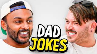 Dad Jokes  Dont laugh Challenge  Sath vs Matt  Raise Your Spirits [upl. by Shue949]