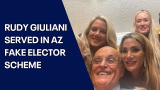 Giuliani served in Arizona fake elector scheme [upl. by Airdnaxela]