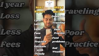 what to do NEET repeat or MBBS abroadNEET repeaters MBBS abroad mbbs futuredoctor neet abroad [upl. by Lavotsirc]